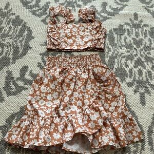 Shein Skirt and Crop Top